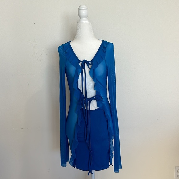 Sister Party, blue dress, size small - Picture 1 of 4